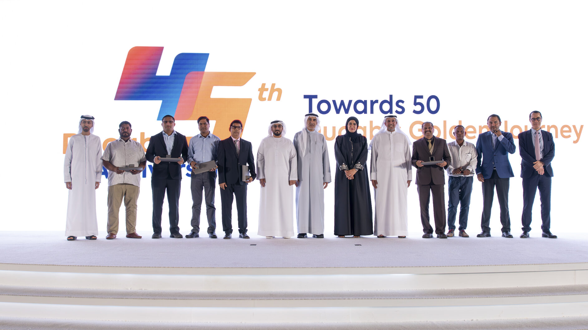Guests and executives attending Ducab's 45th Anniversary corporate event.